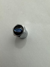 Load image into Gallery viewer, Set of 4 Universal Ford Silver  Wheel Stem Air Valve Caps ab476cfa