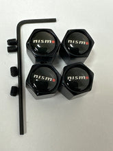Load image into Gallery viewer, Set of 4 Universal Nismo Wheel Stem Air Valve Caps Anti-theft Cover Kit df2fe787