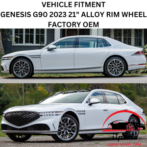 GENESIS G90 2023 21" ALLOY REAR RIM WHEEL FACTORY OEM 95462