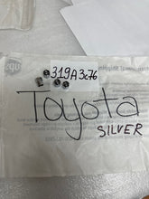 Load image into Gallery viewer, Set of 3 Universal Toyota Silver Wheel Stem Air Valve Caps 319a3c76