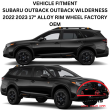 Load image into Gallery viewer, SUBARU OUTBACK OUTBACK WILDERNESS 2022 2023 17&quot; ALLOY RIM WHEEL FACTORY OEM