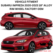 Load image into Gallery viewer, SUBARU IMPREZA 2020-2023 18&quot; ALLOY RIM WHEEL FACTORY OEM 68878