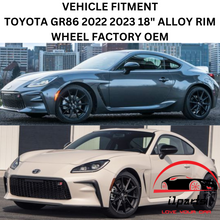 Load image into Gallery viewer, TOYOTA GR86 SUBARU BRZ 2022 2023 18&quot; ALLOY RIM WHEEL FACTORY OEM 68890