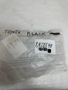 Set of 4 Universal Toyota Black Wheel Stem Air Valve Caps 81cc8549