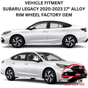 SUBARU LEGACY 2020-2023 17" ALLOY RIM WHEEL FACTORY OEM 68882