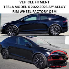 Load image into Gallery viewer, TESLA MODEL X 2022 2023 22&quot; ALLOY RIM WHEEL FACTORY OEM
