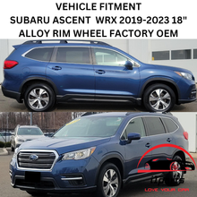 Load image into Gallery viewer, SUBARU ASCENT  WRX 2019-2023 18&quot; ALLOY RIM WHEEL FACTORY OEM 68871