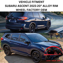 Load image into Gallery viewer, SUBARU ASCENT 2023 20&quot; ALLOY RIM WHEEL FACTORY OEM 95496