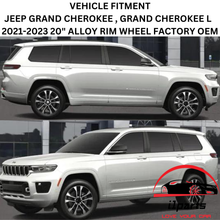 Load image into Gallery viewer, JEEP GRAND CHEROKEE, GRAND CHEROKEE L  2021-2023 20&quot; ALLOY RIM WHEEL FACTORY OEM