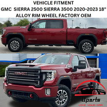 Load image into Gallery viewer, GMC  SIERRA 2500 SIERRA 3500 2020-2023 18" ALLOY RIM WHEEL FACTORY OEM 5949