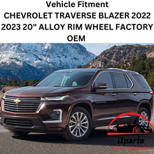 Load image into Gallery viewer, CHEVROLET TRAVERSE BLAZER 2022 2023 20&quot; ALLOY RIM WHEEL FACTORY OEM 95312