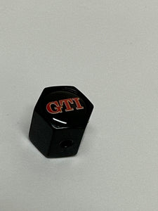 Set of 4 Universal GTI Wheel Stem Air Valve Caps Anti-theft Cover Kit 1f3a4478