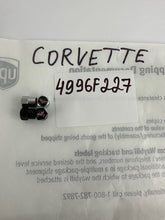 Load image into Gallery viewer, Set of 4 Universal Corvette Black Wheel Stem Air Valve Caps 4996f227
