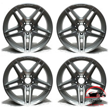 Load image into Gallery viewer, SET OF 4 MERCEDES C-CLASS 2008-2015 18&quot; FACTORY ORIGINAL STAGGERED WHEELS RIMS