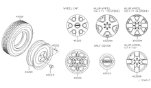 Load image into Gallery viewer, NISSAN FRONTIER XTERRA PATHFINDER 2007-2012 17" FACTORY ORIGINAL WHEEL RIM SPARE