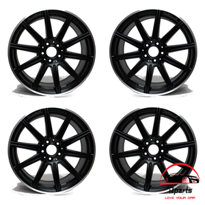 SET OF 4 MERCEDES CLS550 E63 2012-2016 19" FACTORY OEM STAGGERED WHEELS RIMS