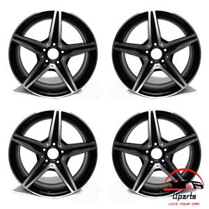 SET OF 4 MERCEDES C-CLASS 2016-2019 18" FACTORY OEM STAGGERED WHEELS RIMS