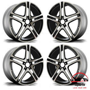 SET OF 4 MERCEDES GLE-CLASS 2016-2019 22" FACTORY OEM STAGGERED WHEELS RIMS
