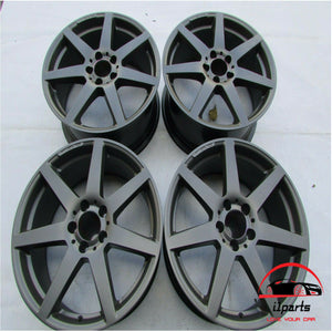 SET OF 4 MERCEDES C-CLASS 2012-2015 18" FACTORY OEM STAGGERED AMG RIMS WHEELS