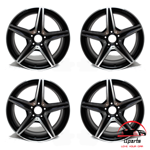 SET OF 4MERCEDES C300 C300d C400 2015-2018 18" FACTORY OEM STAGGERED WHEELS RIMS
