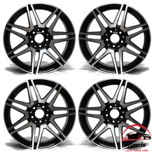 Load image into Gallery viewer, SET OF 4 MERCEDES C-CLASS 2013-2015 18&quot; FACTORY ORIGINAL STAGGERED WHEELS RIMS