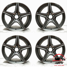 Load image into Gallery viewer, SET OF 4 MERCEDES C300 C300d C400 2015-2018 18" FACTORY OEM STAGGERED WHEELS RIMS