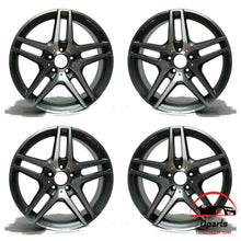 Load image into Gallery viewer, SET OF 4 MERCEDES E-CLASS 2016 18&quot; FACTORY ORIGINAL STAGGERED WHEELS RIMS