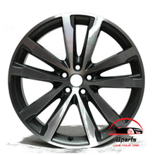 Load image into Gallery viewer, AGUAR XF 2016 2017 2018 2019 20 INCH ALLOY RIM WHEEL FACTORY OEM 59930 T2H5947 6X6M-1007-EA 6X6M-1007-DA 6X6M1007EA 6X6M1007DA   Manufacturer Part Number: 6X6M-1007-EA; 6X6M-1007-DA; 6X6M1007EA; 6X6M1007DA; GZ6M-1007-EA; HK8M-1007-GA; T2H5947 Hollander Number: 59930 Condition: Remanufactured to Original Factory Condition Finish: Machined Charcoal Size: 20&quot; x 8.5&quot; Bolts: 5x4.25 Offset: 49mm Position: UNIVERSAL