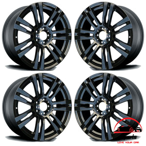 SET OF 4 BMW X5 2011 2012 2013 20" FACTORY ORIGINAL STAGGERED WHEELS RIMS