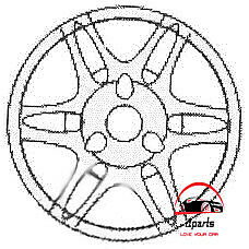 SMART 2008 2009 2010 2011 2012 2013 2014 15" FACTORY OEM WHEEL RIM FRONT STEEL