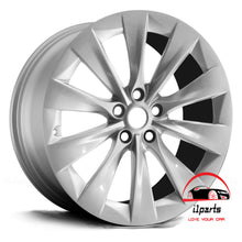 Load image into Gallery viewer, TESLA MODEL X  2016 2017 20&quot; FACTORY OEM FRONT WHEEL RIM SILVER