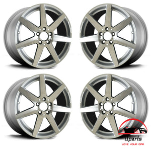 SET OF 4 MERCEDES C-CLASS 2012-2015 18" FACTORY OEM STAGGERED AMG WHEELS RIMS