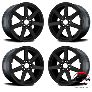 SET OF 4 MERCEDES C-CLASS 2012-2015 18" FACTORY OEM STAGGERED AMG RIMS WHEELS