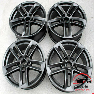 SET OF 4 AUDI A4 2017 2018 17" FACTORY ORIGINAL WHEELS RIMS