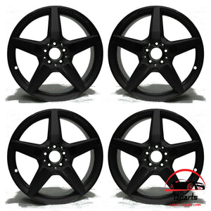 SET OF 4 MERCEDES CLS550 2012 2013 2014 19" FACTORY OEM STAGGERED WHEELS RIMS