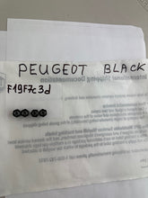 Load image into Gallery viewer, Set of 4 Universal Peugeot Black Wheel Stem Air Valve Caps f19f7c3d