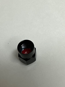 Set of 4 Universal Toyota Black Wheel Stem Air Valve Caps 81cc8549