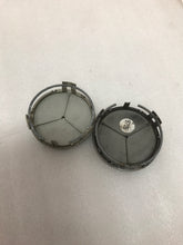 Load image into Gallery viewer, Set of 2 Mercedes-Benz Silver Wheel Center Hub Caps 75mm c54b183b