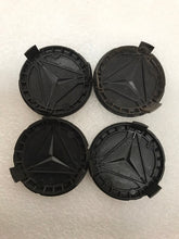 Load image into Gallery viewer, Set of 4 Mercedes 75MM Dark Blue Wheel Center Caps AMG A1714000025 7b01e59a