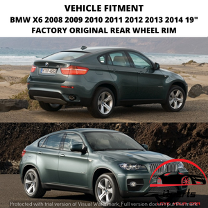 BMW X6 2008-2014 19" FACTORY OEM FRONT WHEEL RIM 71276 36116778586
