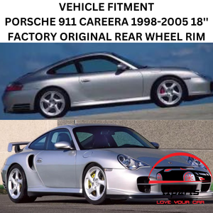 PORSCHE 911 CARRERA 1998-2005 18'' FACTORY ORIGINAL REAR WHEEL RIM