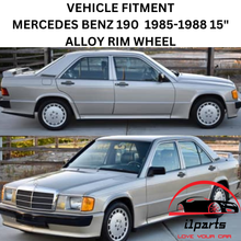 Load image into Gallery viewer, MERCEDES BENZ 190 1985-1988 15&quot; ALLOY RIM WHEEL FACTORY OEM 65136 1284003002