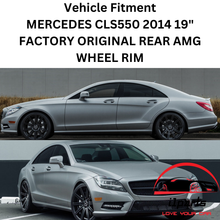 Load image into Gallery viewer, MERCEDES CLS550 2014 19&quot; FACTORY OEM REAR AMG WHEEL RIM 85338 A2184010100 85268