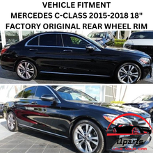 Load image into Gallery viewer, MERCEDES C-CLASS 2015-2018 18&quot; FACTORY OEM REAR WHEEL RIM 85371 A2054012902