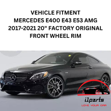 Load image into Gallery viewer, MERCEDES E400 E43 E53 AMG 2017-2021 20&quot; FACTORY ORIGINAL FRONT WHEEL RIM 85543