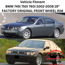 Load image into Gallery viewer, BMW 745i 750i 760i 2002-2008 19&quot; FACTORY OEM FRONT WHEEL RIM 59396 36116753241