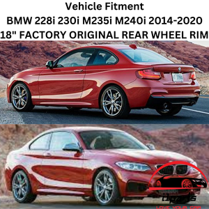 BMW 228i 230i M235i M240i 2014-2020 18" FACTORY OEM REAR WHEEL RIM 86134 7845871
