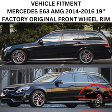 Load image into Gallery viewer, MERCEDES E63 AMG 2014 2015 2016 19&quot; FACTORY ORIGINAL FRONT WHEEL RIM