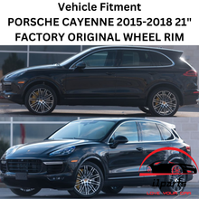 Load image into Gallery viewer, PORSCHE CAYENNE 2015-2018 21&quot; FACTORY OEM WHEEL RIM 67482 9583621422004