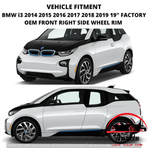 BMW i3 2014-2019 19" FACTORY ORIGINAL FRONT WHEEL RIM